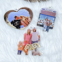 Load image into Gallery viewer, Personalized Couple Photo Ornament Gift Set Ornament PopCulturePrints
