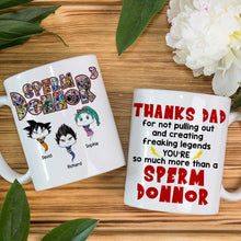 Load image into Gallery viewer, Legendary Dad Personalized Coffee Mug - Fun Gift for Fathers Coffee Mug PopCulturePrints
