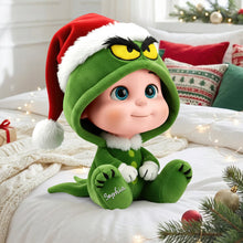 Load image into Gallery viewer, "Cuddle Up with Holiday Cheer!" - Funny Holiday Pillow - Personalized Gifts for Kids Pillow PopCulturePrints
