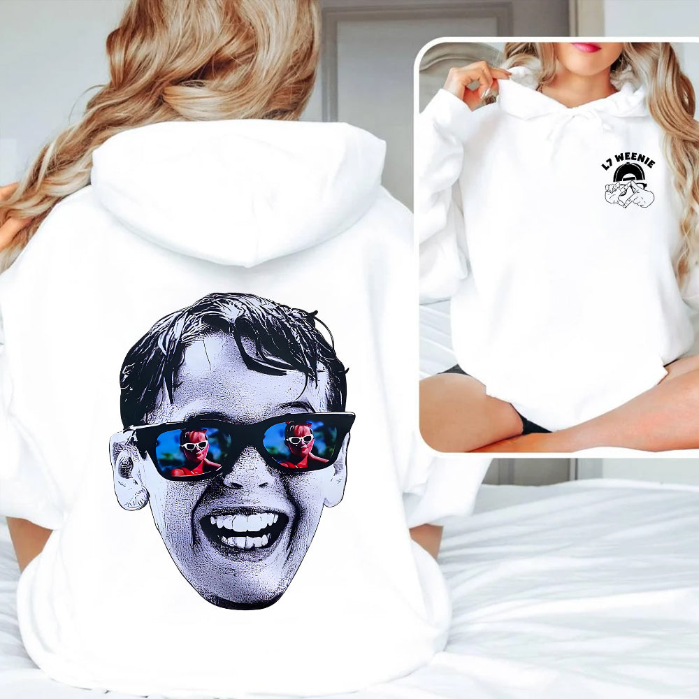 Retro Movie Fan Sweatshirt with Iconic Face Design Shirts PopCulturePrints