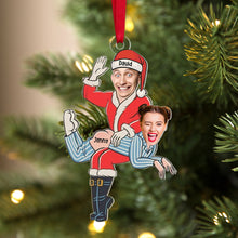 Load image into Gallery viewer, Customized Christmas Couple Ornament | Personalized Holiday Gift | Valentine&#39;s Day Gifts Ornament PopCulturePrints
