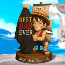 Load image into Gallery viewer, Best Dad Ever - Personalized Captain Dad Acrylic Plaque Gift Shaped Plaques PopCulturePrints

