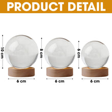 Load image into Gallery viewer, Together Family Moments Crystal Ball Night Light - Custom Personalized Gifts for Family Night Lights PopCulturePrints
