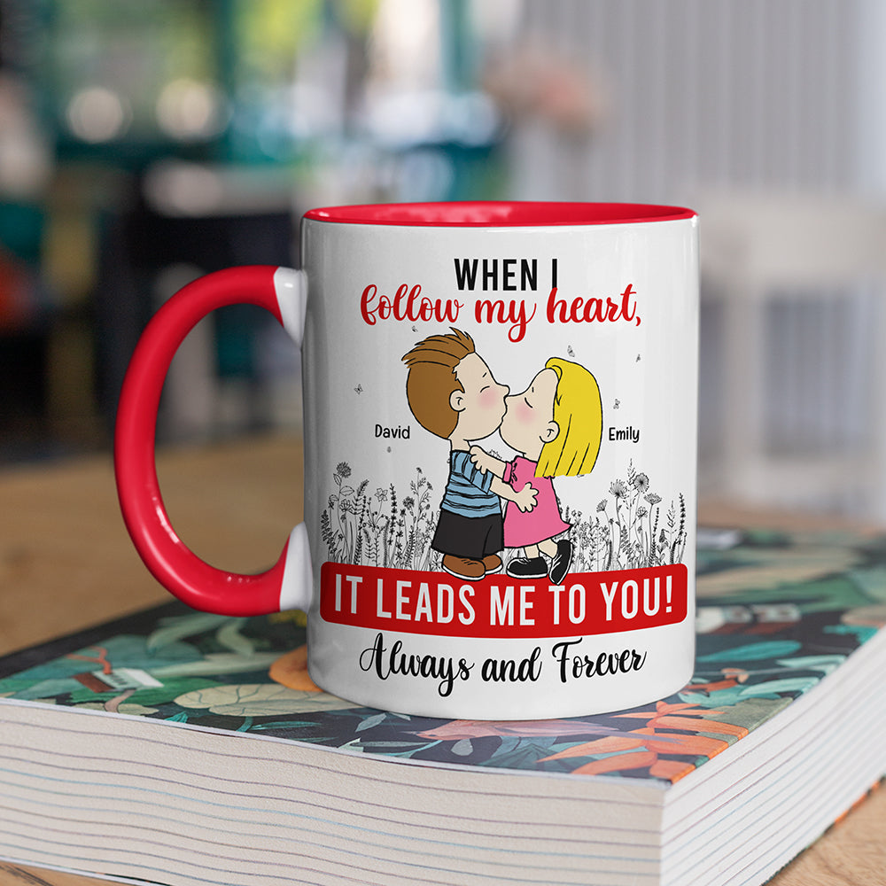 Personalized Couple Coffee Mug - Always And Forever Coffee Mug PopCulturePrints