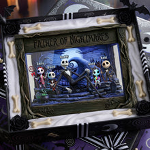 Load image into Gallery viewer, "Embrace the Night with Family" - Spooky Dad and Kids Acrylic Plaque - Personalized Gift for Dads, Grandpas, and Family Shaped Plaques PopCulturePrints
