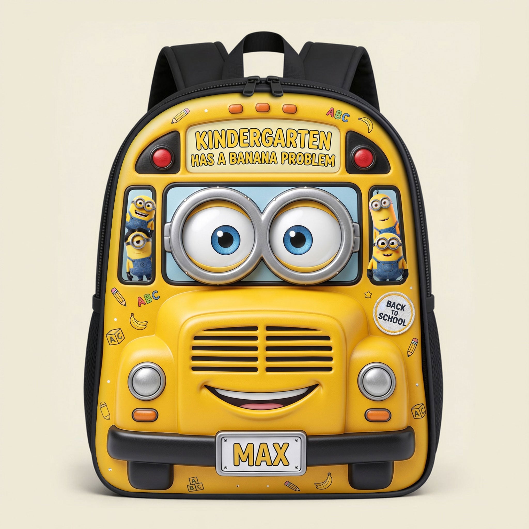 Cute Classroom Adventure Backpack - Personalized Gift for Kids