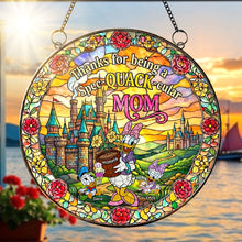 Load image into Gallery viewer, Thanks for Being a Spec-QUACK-ular MOM - Personalized Suncatcher Ornament for Mother's Day Ornament PopCulturePrints
