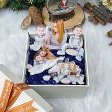 Load image into Gallery viewer, Personalized Family Photo Christmas Ornament Ornament PopCulturePrints
