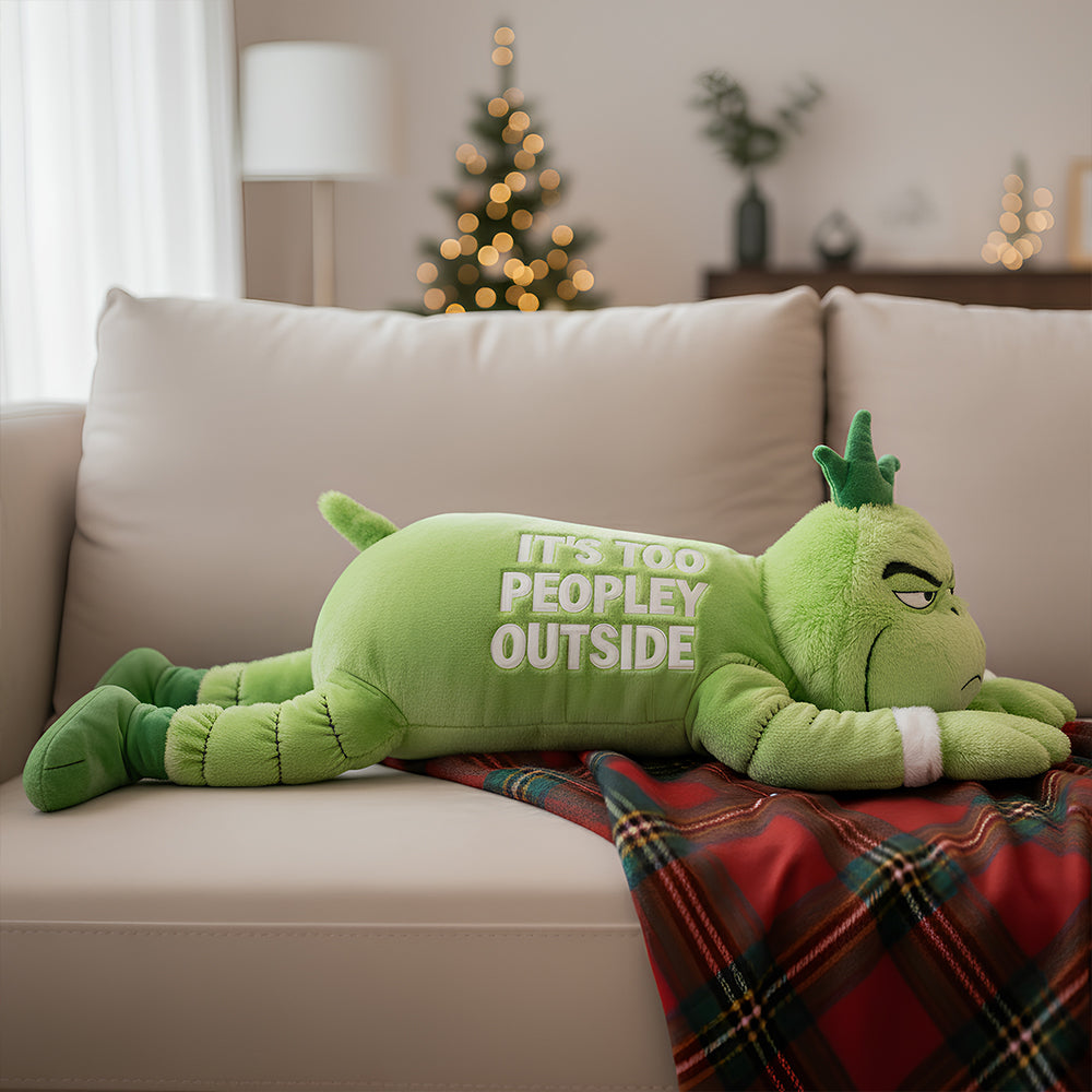 Too Peopley Outside Custom Shape Pillow - Personalized Gift for the Anti-Social Pillow PopCulturePrints