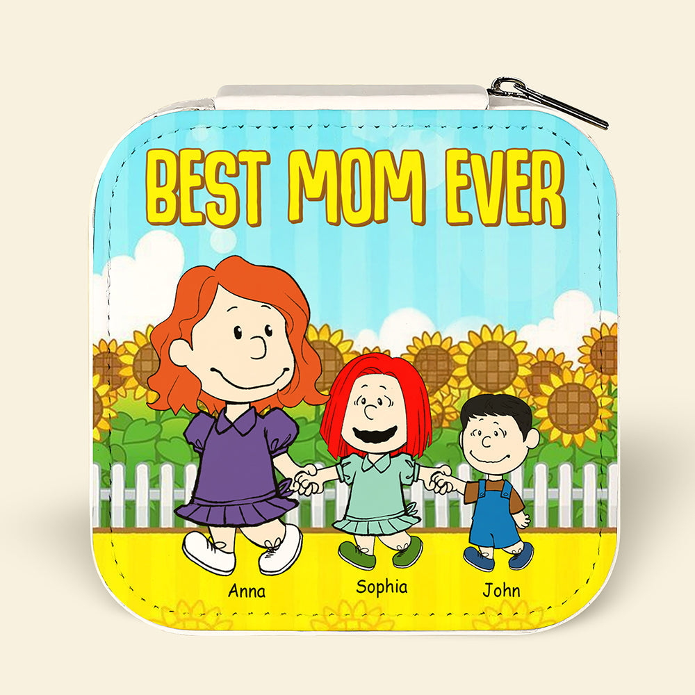 Customizable Best Mom Ever Jewelry Box Jewelry Box PopCulturePrints