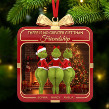 Load image into Gallery viewer, Friendship: The Greatest Gift - Personalized Christmas Ornament for Best Friends Ornament PopCulturePrints
