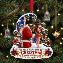 Load image into Gallery viewer, Naughty Fairy Tale Couple Christmas Ornament - Personalized Gift for Couples
