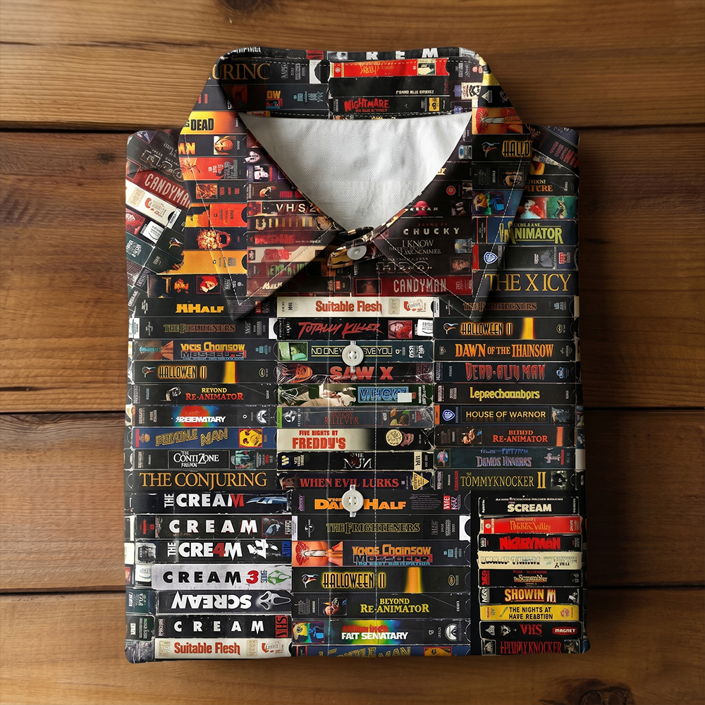 Unleash Your Inner Horror Fan – Customizable Horror Lovers Hawaiian Shirt