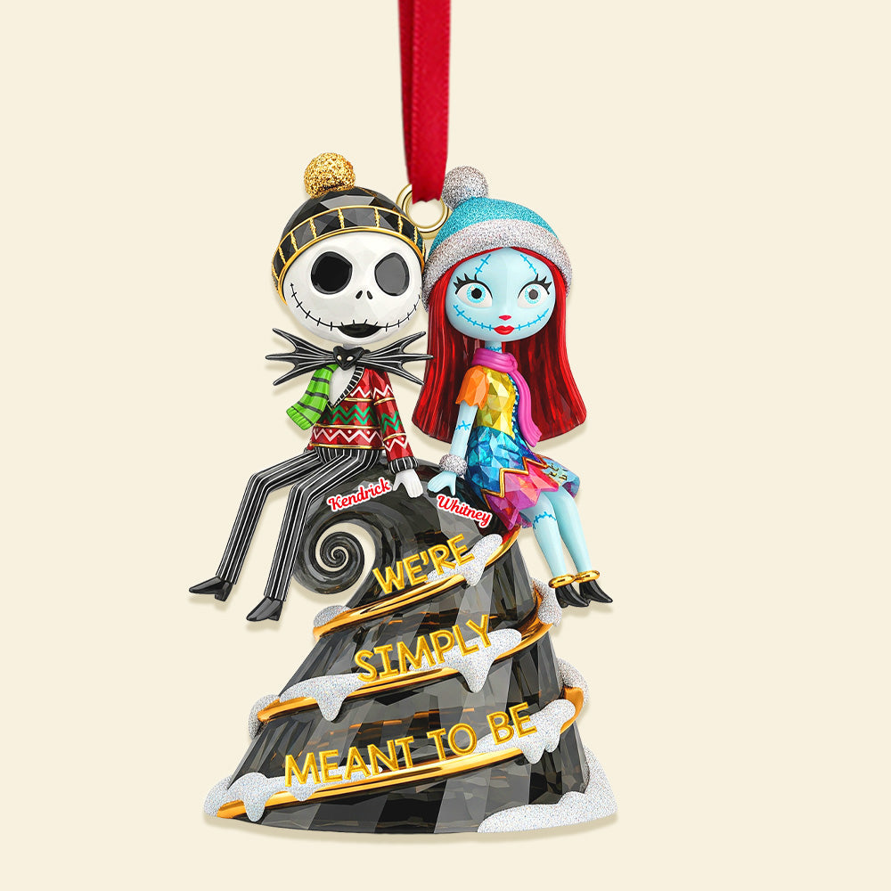 Together Forever: Personalized Custom Acrylic Ornament for Christmas Couples Ornament PopCulturePrints
