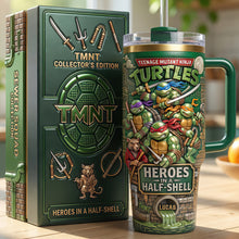 Load image into Gallery viewer, Heroes in a Half-Shell: Break Out Sewer 40oz Tumbler - Personalized Gift for TMNT Fans
