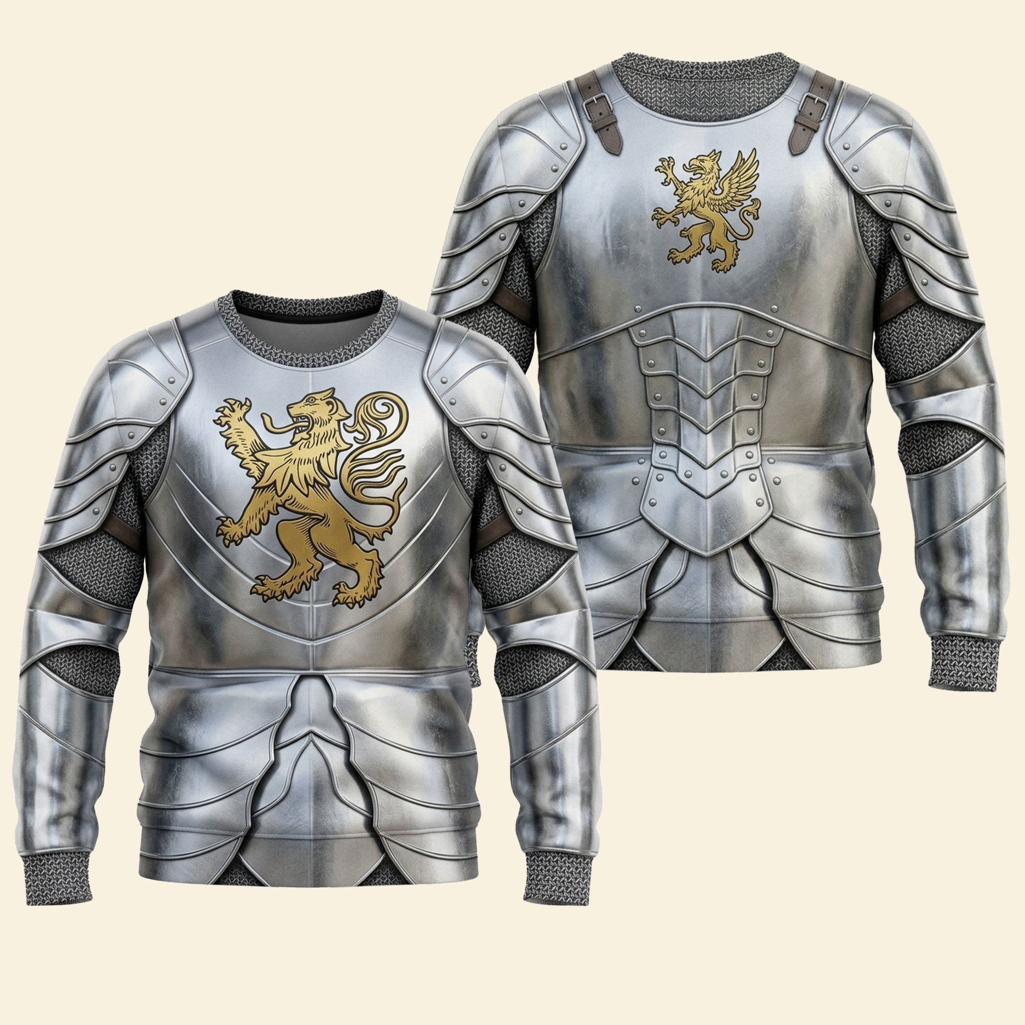 Unleash Your Inner Warrior - Royal Knight Armor Shirt - Personalized Gifts