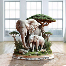 Load image into Gallery viewer, Mom, Never Forget How Much I Love You - Personalized Acrylic Plaque Gift for Mom and Grandma Shaped Plaques PopCulturePrints
