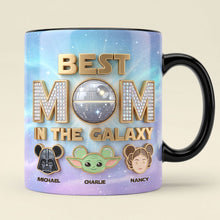 Load image into Gallery viewer, Best Mom In The Galaxy - Personalized Cosmic Coffee Mug for Moms Coffee Mug PopCulturePrints
