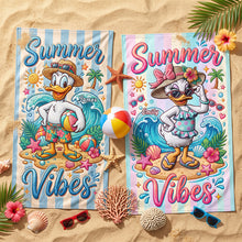 Load image into Gallery viewer, “Summer is a state of mind” - Beach Towel, Personalized Gift for Beach Lovers
