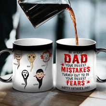 Load image into Gallery viewer, Personalized Horror Characters Magic Mug for Dad Magic Mug PopCulturePrints
