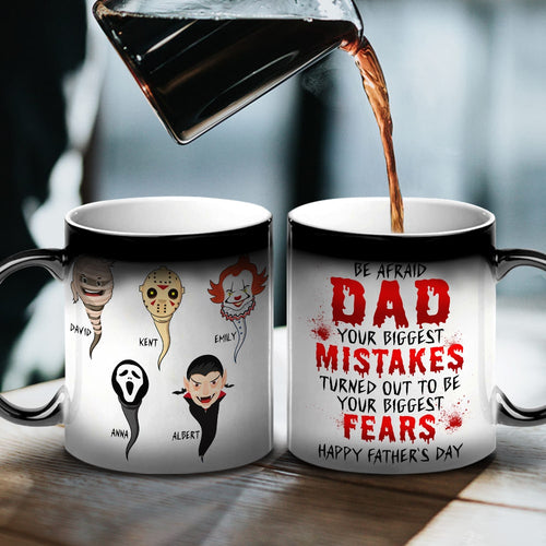 Personalized Horror Characters Magic Mug for Dad Magic Mug PopCulturePrints