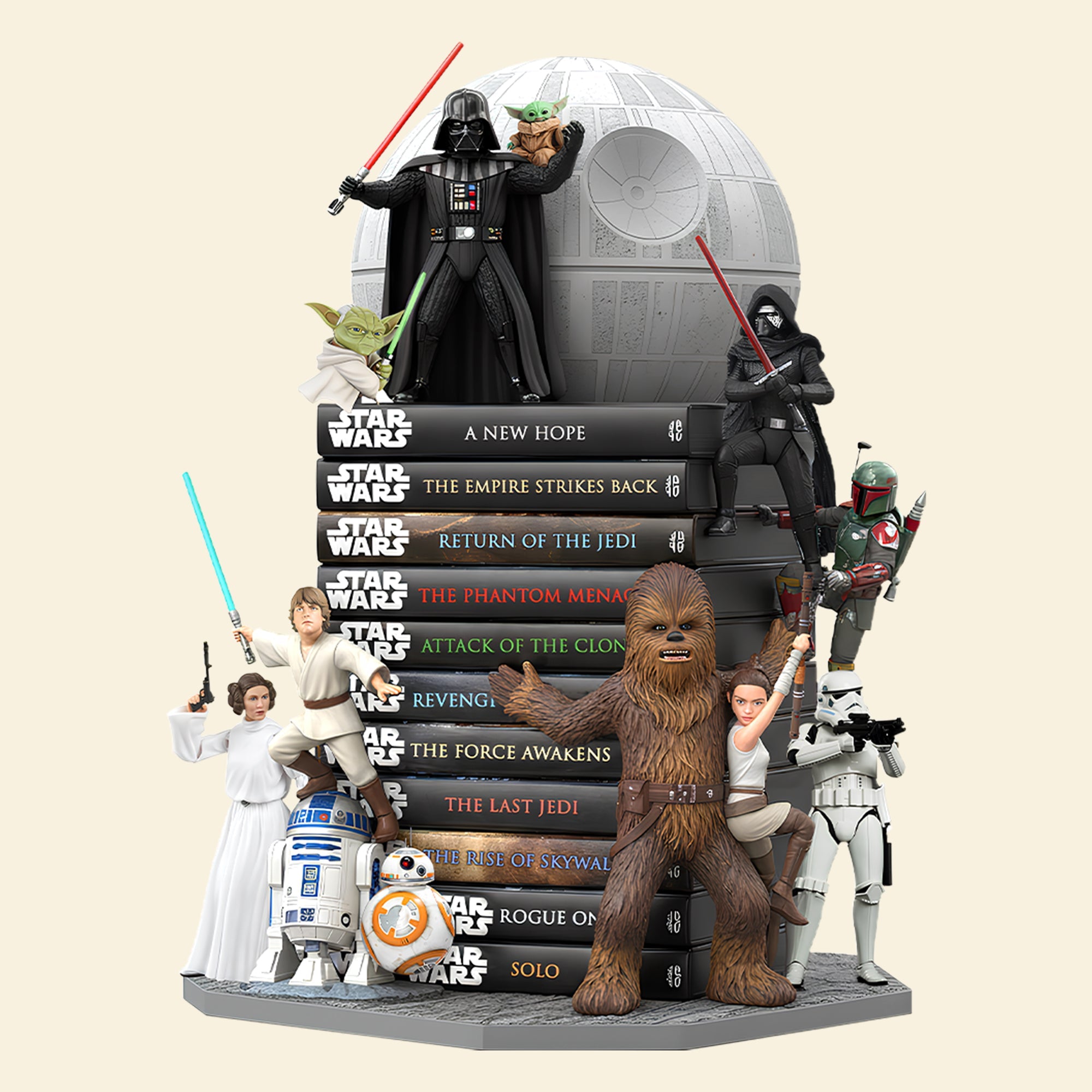 Epic Space Saga Collection Acrylic Plaque - Personalized Gift for Star Wars Fans Shaped Plaques PopCulturePrints