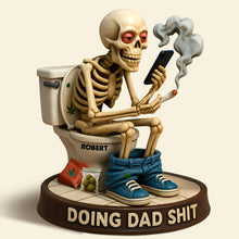 Load image into Gallery viewer, “Doing Dad Sh*t” - Personalized Acrylic Plaque Gift for Dad and Grandpa Shaped Plaques PopCulturePrints
