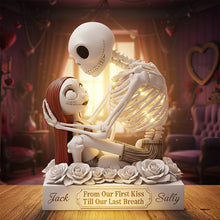 Load image into Gallery viewer, Love Beyond Life: Spooky Couple Light Box - Personalized Gift for Couples Light Box PopCulturePrints
