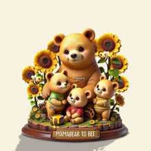 Load image into Gallery viewer, &quot;Celebrate the Love of Family with Our Charming Mom Flat Wood Sign - Personalized Gift for Mom and Grandma&quot; Shaped Plaques PopCulturePrints
