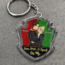 Load image into Gallery viewer, Personalized Harry Potter Couple Keychain - You Put A Spell On Me
