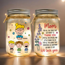Load image into Gallery viewer, Personalized Mason Jar Light for Mom - Heartfelt Gift Drink Jar PopCulturePrints

