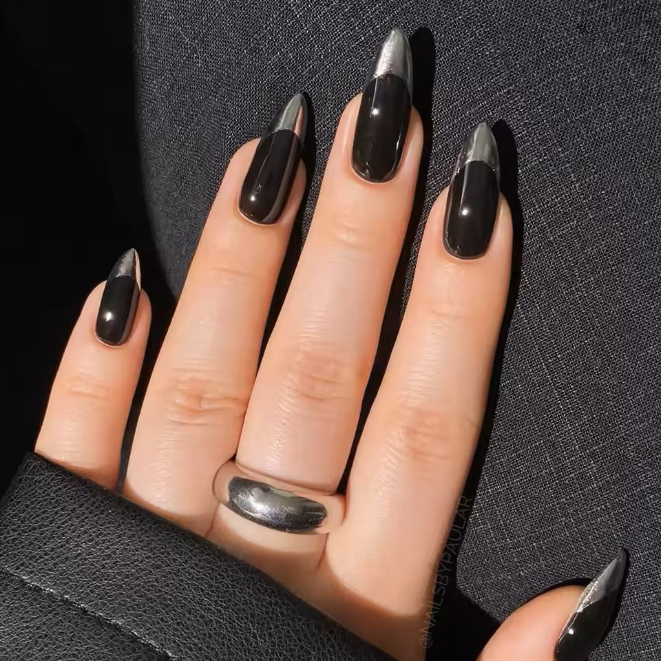 “Get Ready for Spooky Vibes!” - Cute Halloween Nails - 24Pcs Personalized Nail Set PopCulturePrints