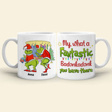 Load image into Gallery viewer, Cheeky Christmas Couple Coffee Mug - Personalized Fun Gift
