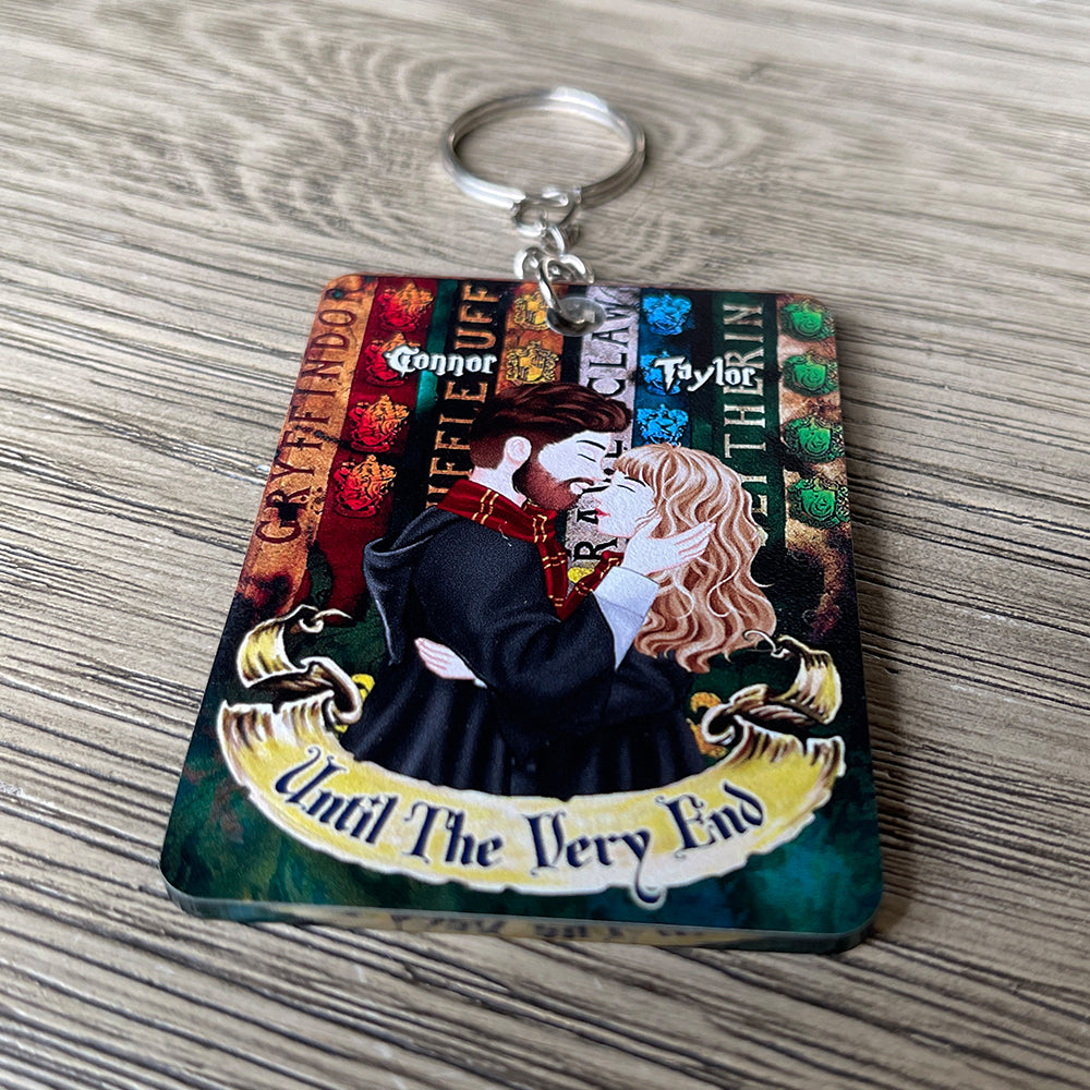 Personalized Harry Potter Themed Keychain - Until the Very End