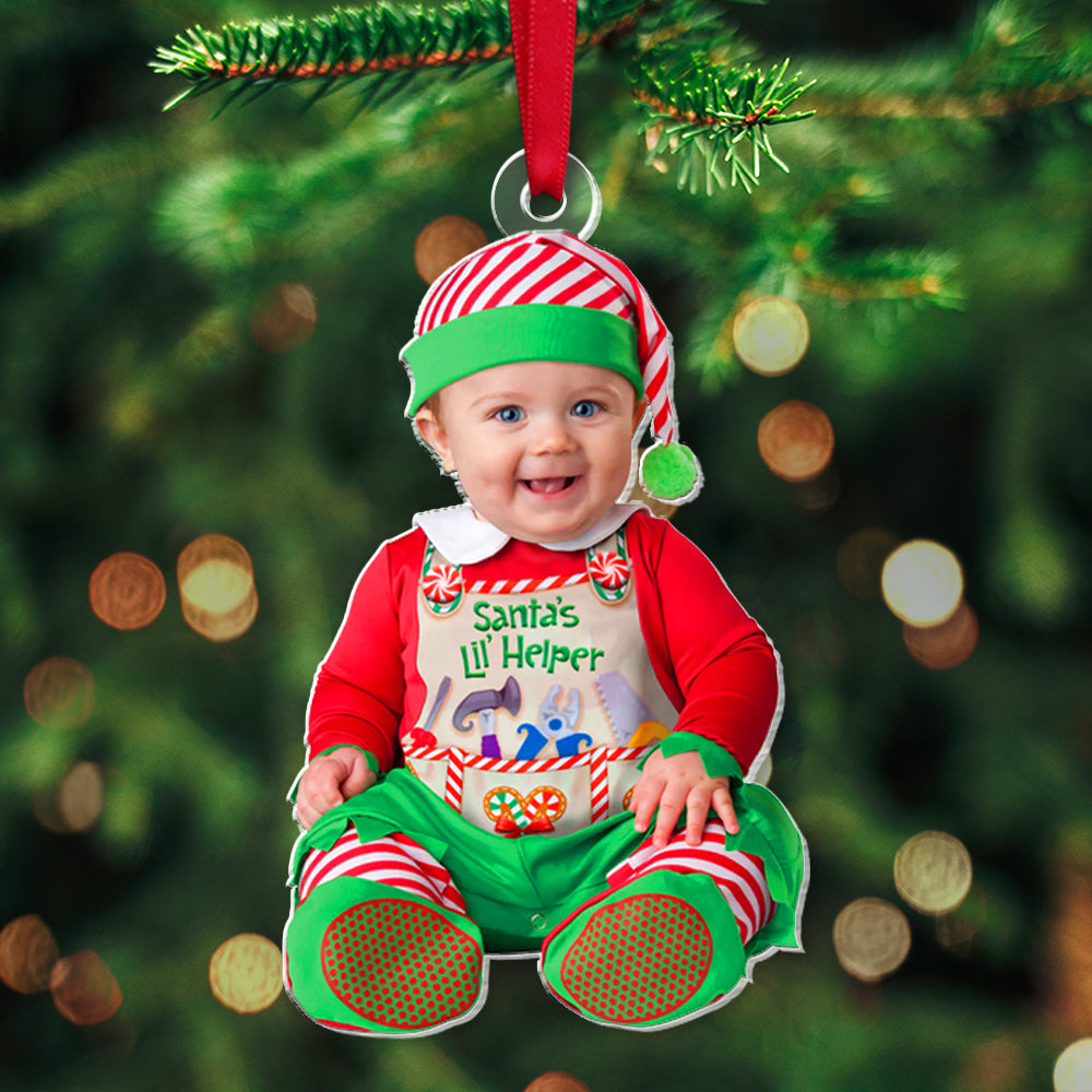 Funny Custom Face For Kids 03hutn260824 Personalized Christmas Ornament Ornament PopCulturePrints