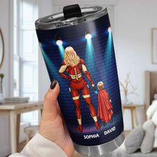 Load image into Gallery viewer, Personalized Mom Tumbler - My Favorite Sidekick Calls Me Mom
