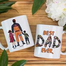 Load image into Gallery viewer, Custom Best Dad Ever Mug - Anime Themed Father&#39;s Day Gift Coffee Mug PopCulturePrints
