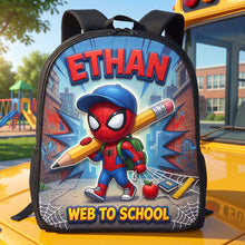 Load image into Gallery viewer, Class Is Back School Bag - Personalized Gifts For Kids 04TYQN130726 Backpack PopCulturePrints
