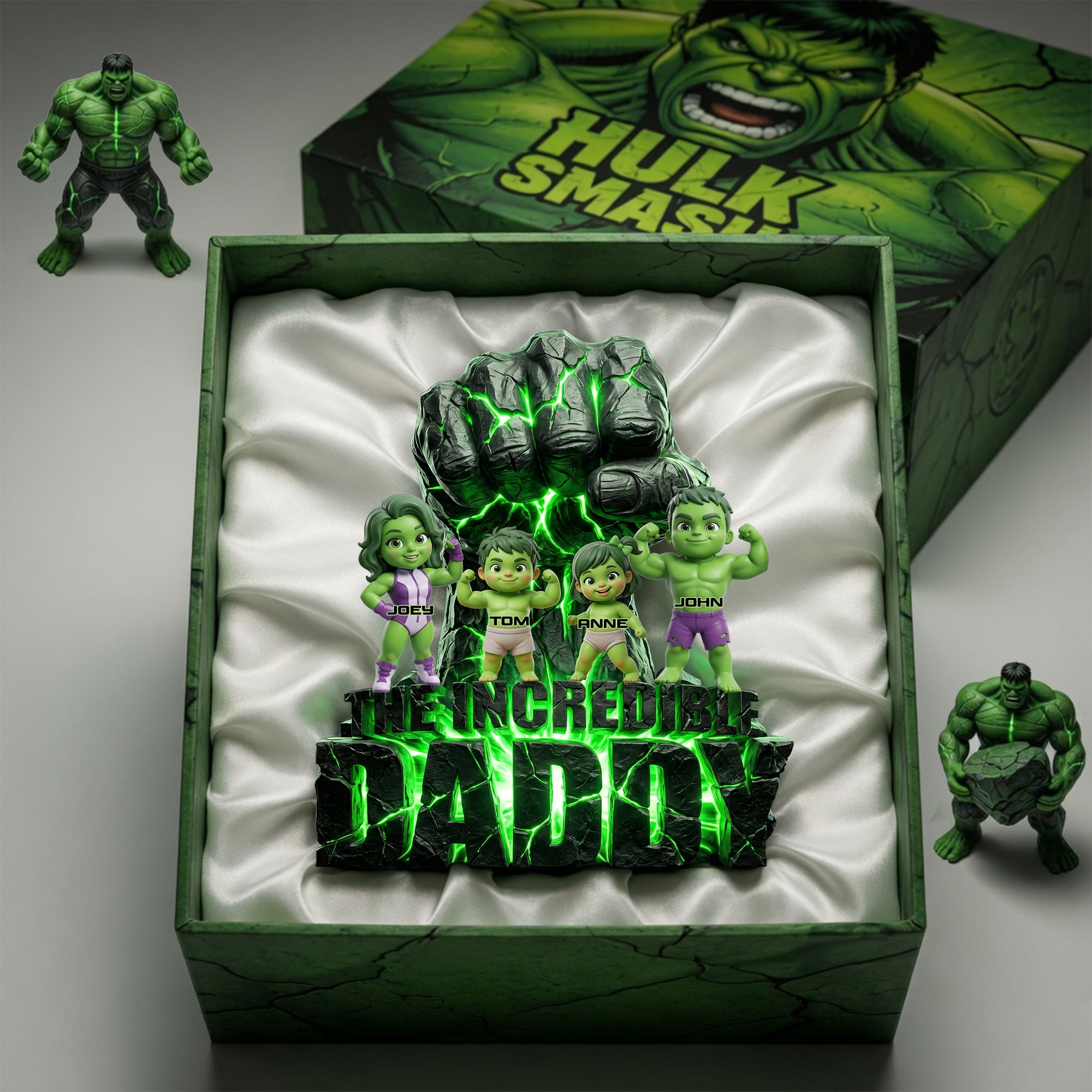 You're the Incredible Daddy - Personalized Acrylic Plaque for Super Dads Shaped Plaques PopCulturePrints
