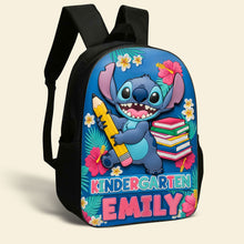 Load image into Gallery viewer, Cute Alien School Bag - Personalized Gifts for Kids Backpack PopCulturePrints
