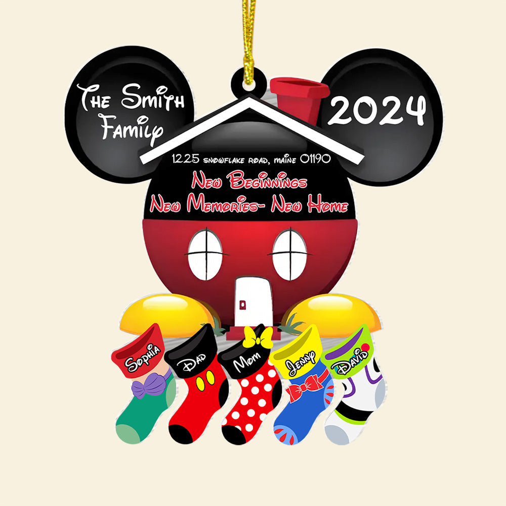 Personalized New Beginnings Family Christmas Ornament Ornament PopCulturePrints