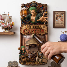 Load image into Gallery viewer, Cheers Captain Bottle Opener - Personalized Gift for Adventurous Spirits
