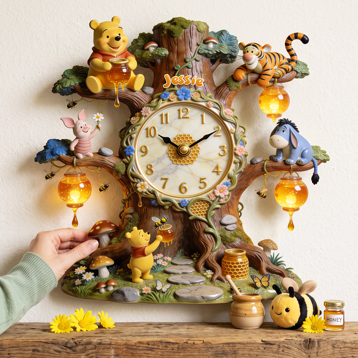 Lovely Friends Hanging Wall Clock - Personalized Gifts 04pgta140726 Hanging Wall Clock PopCulturePrints