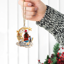 Load image into Gallery viewer, Personalized Dog Lover&#39;s Christmas Acrylic Ornament Ornament PopCulturePrints
