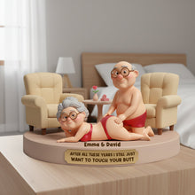 Load image into Gallery viewer, Funny Old Couple Acrylic Plaque - A Personalized Gift to Bring Laughter to Your Loved One Shaped Plaques PopCulturePrints
