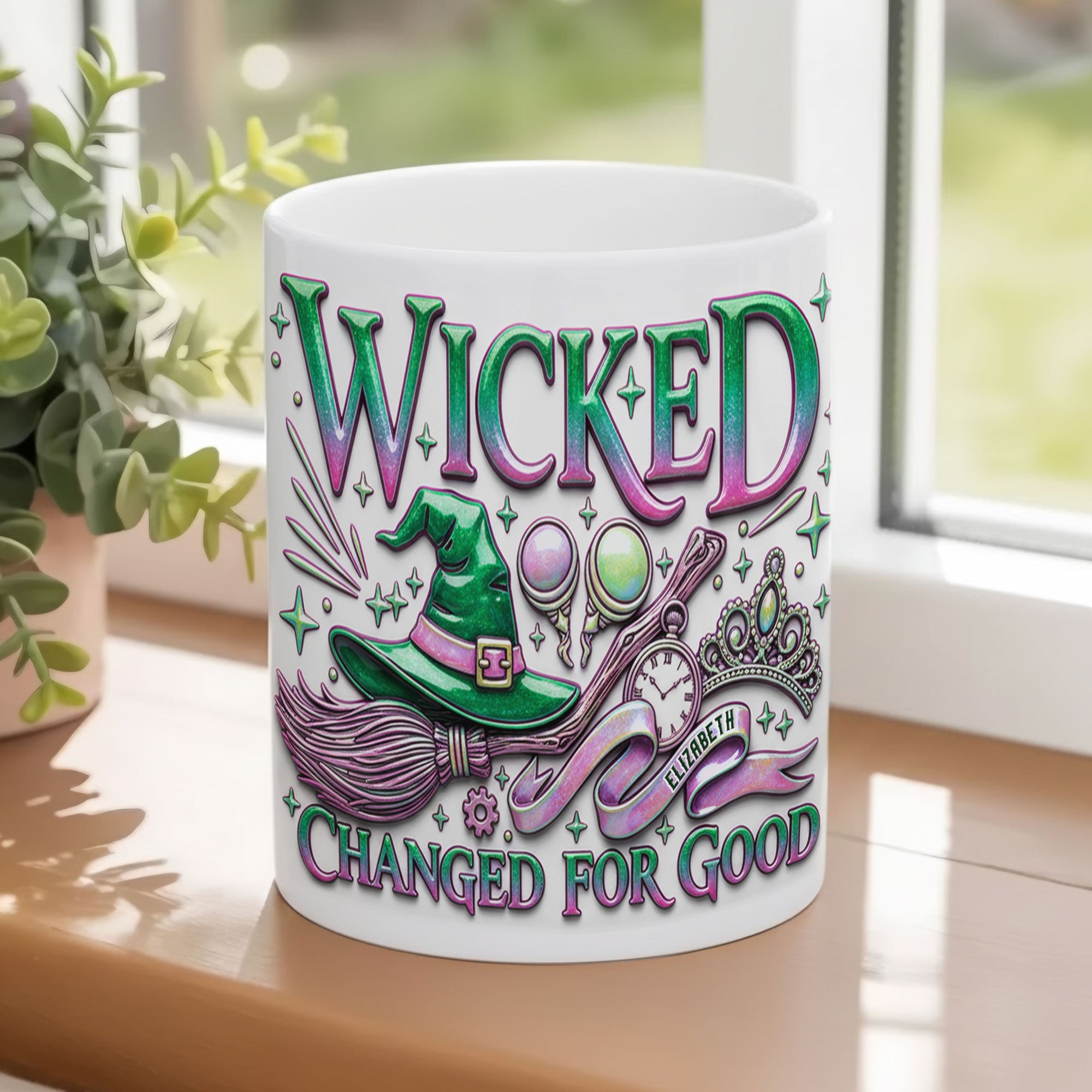 "Changed for Good" - Personalized Wicked Coffee Mug - Gift for Witch Lovers Coffee Mug PopCulturePrints