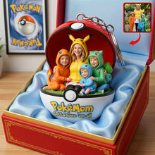Load image into Gallery viewer, "Capture Every Moment with Love - Custom Photo Pocket Monster Keychain, Personalized Gift for Mom, Grandma, and Special Occasions" Keychains PopCulturePrints
