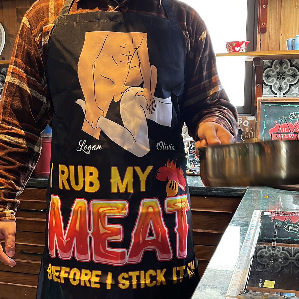 Personalized Couples Apron - Fun Cooking Gift Aprons PopCulturePrints