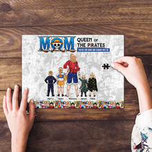 Load image into Gallery viewer, You&#39;re Our Hero - Personalized Jigsaw Puzzle for Mom, Queen of the Pirates Jigsaw Puzzles PopCulturePrints
