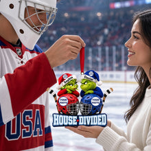 Load image into Gallery viewer, House Divided Mischievous Sport Duo Christmas Ornament - Personalized Gifts For Couple 02hulu081026 Ornament PopCulturePrints
